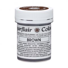 Sugarflair Chocolate Colourings - Brown - 35g